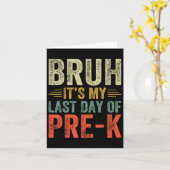T校のK前最終日のBruhその私の最後の日 カード (黄色い花)