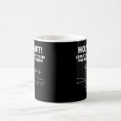T母性機能のAsympを見る神聖なシフト コーヒーマグカップ (中央)