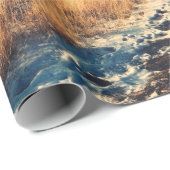 T湖ジョン山の景勝表示ポイントT湖 ラッピングペーパー (ロールコーナー)