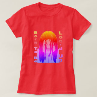 T生まれシャツをロックアップ Tシャツ