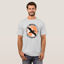 T生まれシャツを旅行する Tシャツ