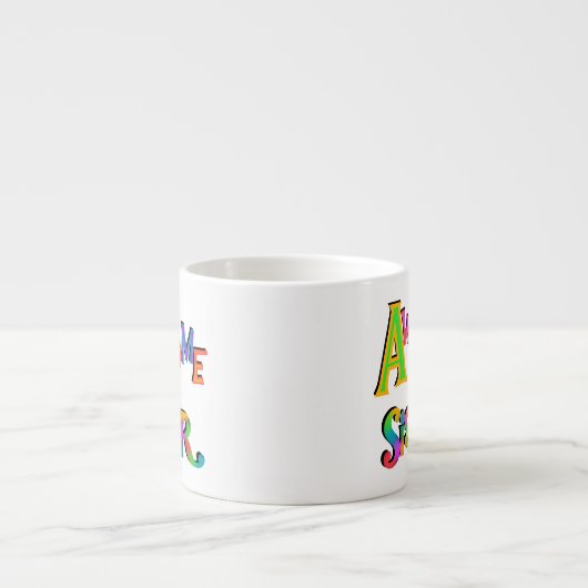 T素晴らしシャツとギフトの姉 エスプレッソカップ (正面)