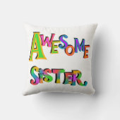 T素晴らしシャツとギフトの姉 クッション (裏面)
