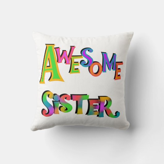 T素晴らしシャツとギフトの姉 クッション (裏面)