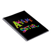 T素晴らしシャツとギフトの姉 ノートブック (右側)