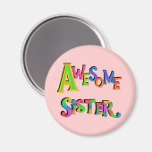 T素晴らしシャツとギフトの姉 マグネット (正面/裏面)