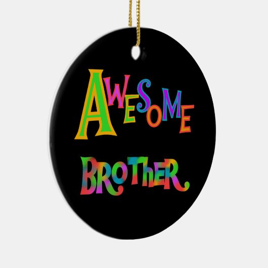 T素晴らしシャツとギフト兄弟 セラミックオーナメント (右)