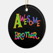 T素晴らしシャツとギフト兄弟 セラミックオーナメント (左)