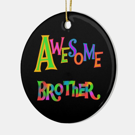 T素晴らしシャツとギフト兄弟 セラミックオーナメント (左)