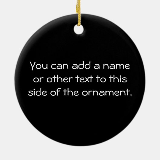 T素晴らしシャツとギフト兄弟 セラミックオーナメント (裏面)