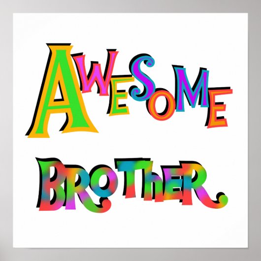 T素晴らしシャツとギフト兄弟 ポスター (正面)