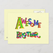 T素晴らしシャツとギフト兄弟 ポストカード (正面/裏面)