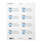 T素晴らしシャツとギフト完備 ラベル (フルシート)