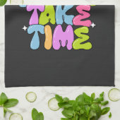 T素晴らしシャツの時間がかかる キッチンタオル (折り畳み)