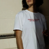 T聞シャツはニュースじゃなくて、鳥に向かって Tシャツ