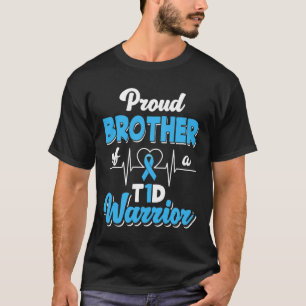 T誇りを持った1d戦士の糖尿病糖尿病Aの弟 Tシャツ