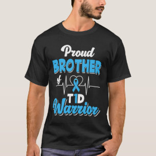 T誇りを持った1d戦士の糖尿病糖尿病Aの弟 Tシャツ