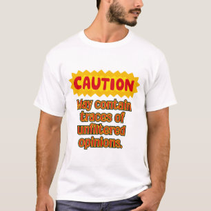 T警告シャツ Tシャツ