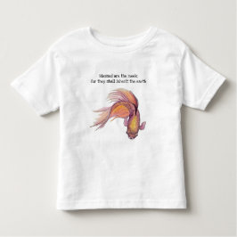 T賛美シャツはおとなしい魚の幼児 トドラーTシャツ