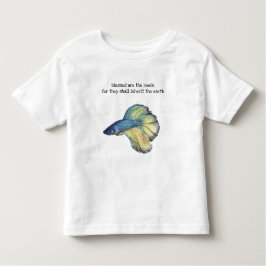 T賛美シャツはおとなしい魚の幼児 トドラーTシャツ