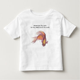 T賛美シャツはおとなしい魚の幼児 トドラーTシャツ