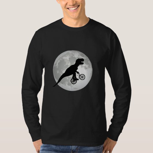 T飛んでいるレックスサイクリスト Tシャツ (正面)