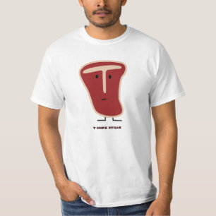 T骨のステーキの価値ワイシャツ Tシャツ