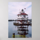 T03001, DRUM POINT LIGHT HOUSE - SOLOMONS ISLAND.. ポスター (正面)