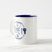 T1ストロンガー・トゥゴザ ツートーンマグカップ (正面左)