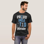 T1誇りを持ったd戦士の糖尿病アワレネのメンスおじさん Tシャツ (正面フル)