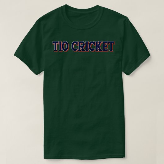 T10 cricket2 tシャツ (デザイン正面)
