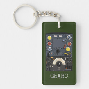 T1154 R1155ランカスター爆撃機WWII無線呼出記号 キーホルダー