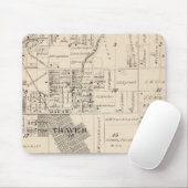 T17S R23Eチュラレ郡のセクションマップ マウスパッド (マウス)