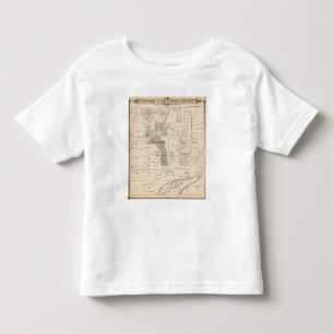T17S R23E Tulare郡セクション地図 トドラーTシャツ