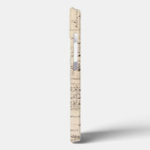 T17S R23E Tulare郡セクション地図 Case-Mate iPhoneケース (裏面 / 左)