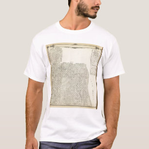 T1820S R3236E Tulare郡セクション地図 Tシャツ