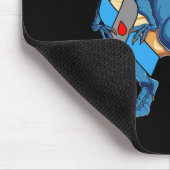 T1dいとこタイプ1型糖尿病認識度月恐竜 マウスパッド (コーナー)