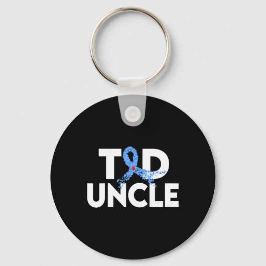 T1dおじさん 1型糖尿病啓発 インスリン 家族 キーホルダー (正面)