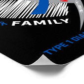 T1Dおばさん若年糖尿病認識度甥タイプ1 ポスター (角)