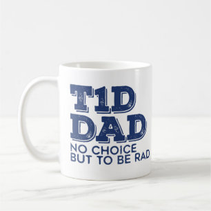 T1dのパパの素晴らしい(海軍) コーヒーマグカップ