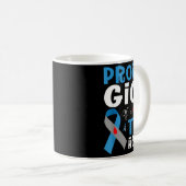 T1Dの英雄の誇りあるGigi 1型糖尿病啓発 コーヒーマグカップ (正面右)