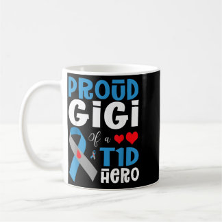 T1Dの英雄の誇りあるGigi 1型糖尿病啓発 コーヒーマグカップ