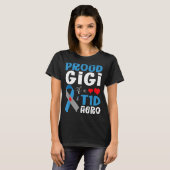 T1Dの英雄の誇りあるGigi 1型糖尿病啓発 Tシャツ (正面フル)