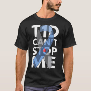 T1Dは私にストップはできない – サポート型1糖尿病戦争 Tシャツ