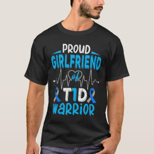 T1dガールフレンド誇りを持った糖尿病認識度タイプ1 Ins Tシャツ