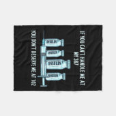 T1dタイプ1糖尿病インスリンギフト糖尿病患者アワレ フリースブランケット (正面(横))