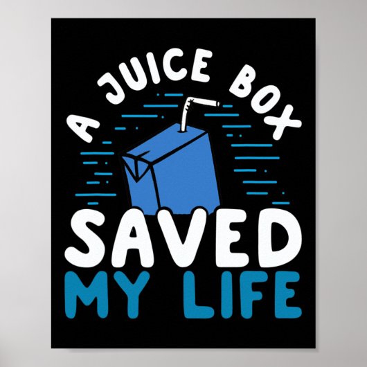 T1dタイプ1糖尿病認識度ジュースボックス救マイL ポスター (正面)