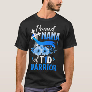 T1dナナ1型糖尿病認識度インスリンファミリー Tシャツ