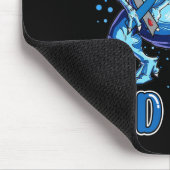 T1Dパパタイプ1糖尿病リボンTレックス恐竜ボーイ マウスパッド (コーナー)