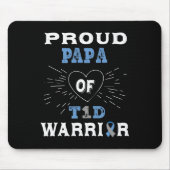 T1Dパ誇りを持ったパ糖尿病認識度タイプ1インスリンP マウスパッド (正面)